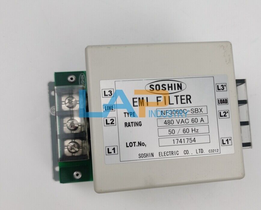 1PCS Wave Filter NF3060C-SBX 480VAC 60A for 50-60Hz Applications - KOEED