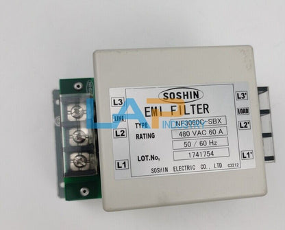 1PCS Wave Filter NF3060C-SBX 480VAC 60A for 50-60Hz Applications - KOEED