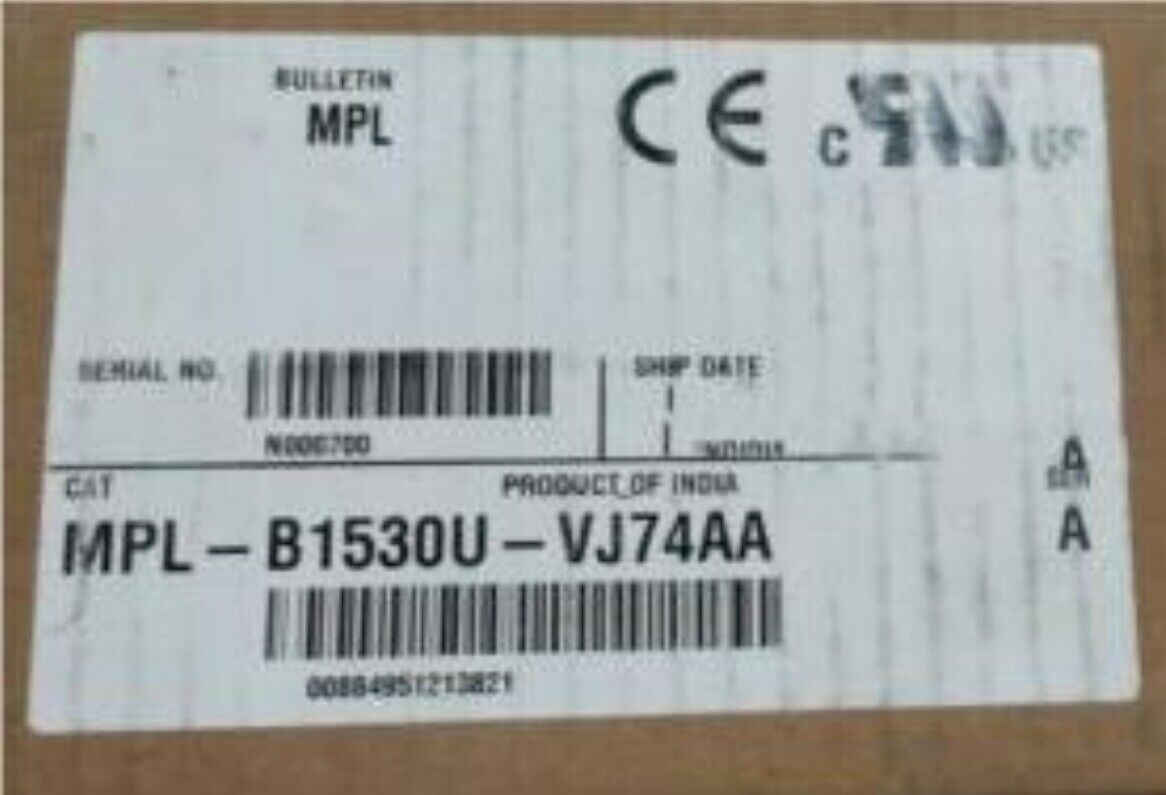 Allen Bradley MPL-B1530U-VJ74AA Kinetix AC Servo Motor - ALLEN BRADLEY