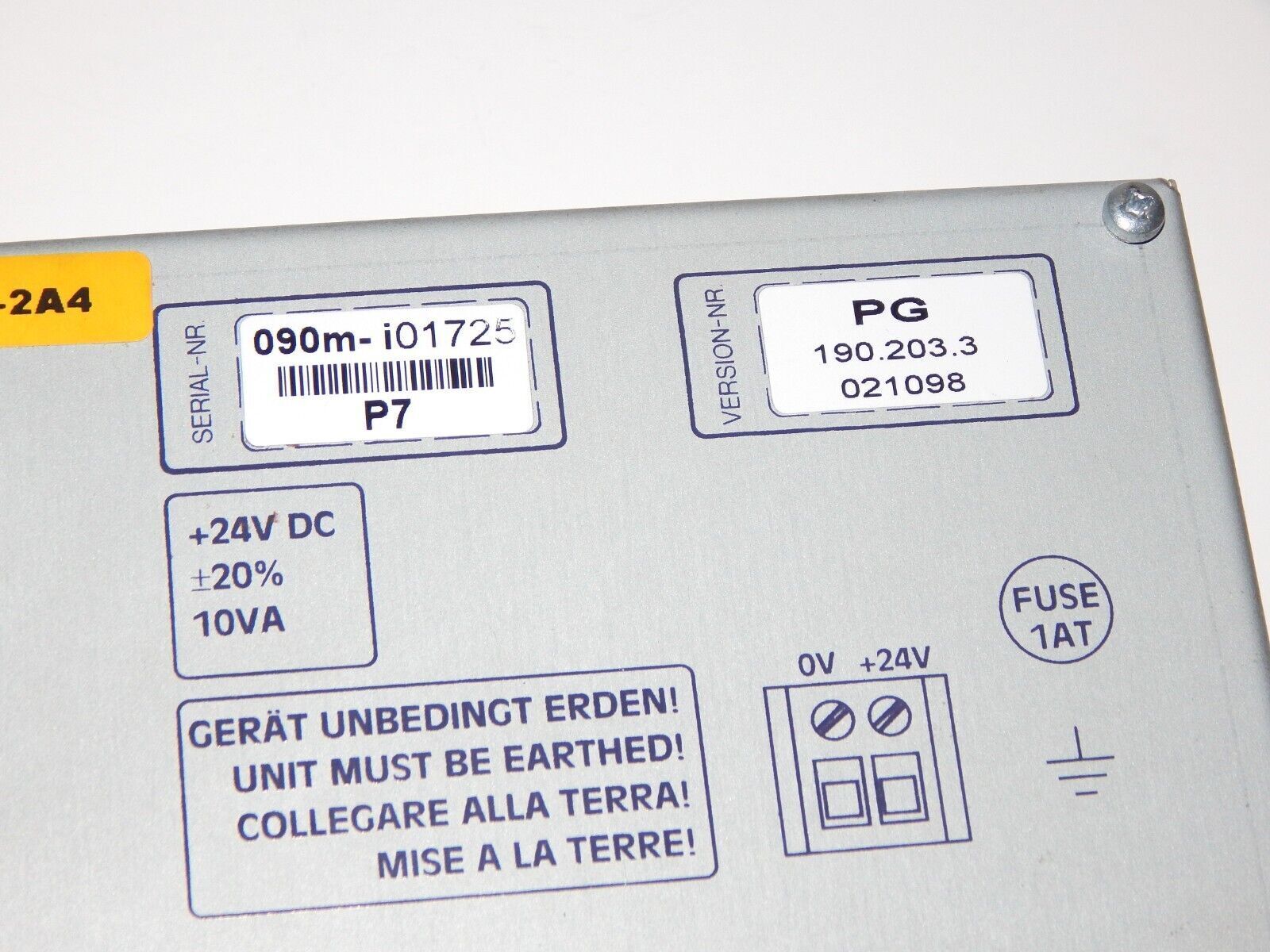 Used Control Panel Operator Console LAUER PCS Plus MPI PCS090.m PG 190.203.3 021098 - Reliable Enterprise Control System - LAEGER