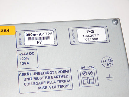 Used Control Panel Operator Console LAUER PCS Plus MPI PCS090.m PG 190.203.3 021098 - Reliable Enterprise Control System - LAEGER