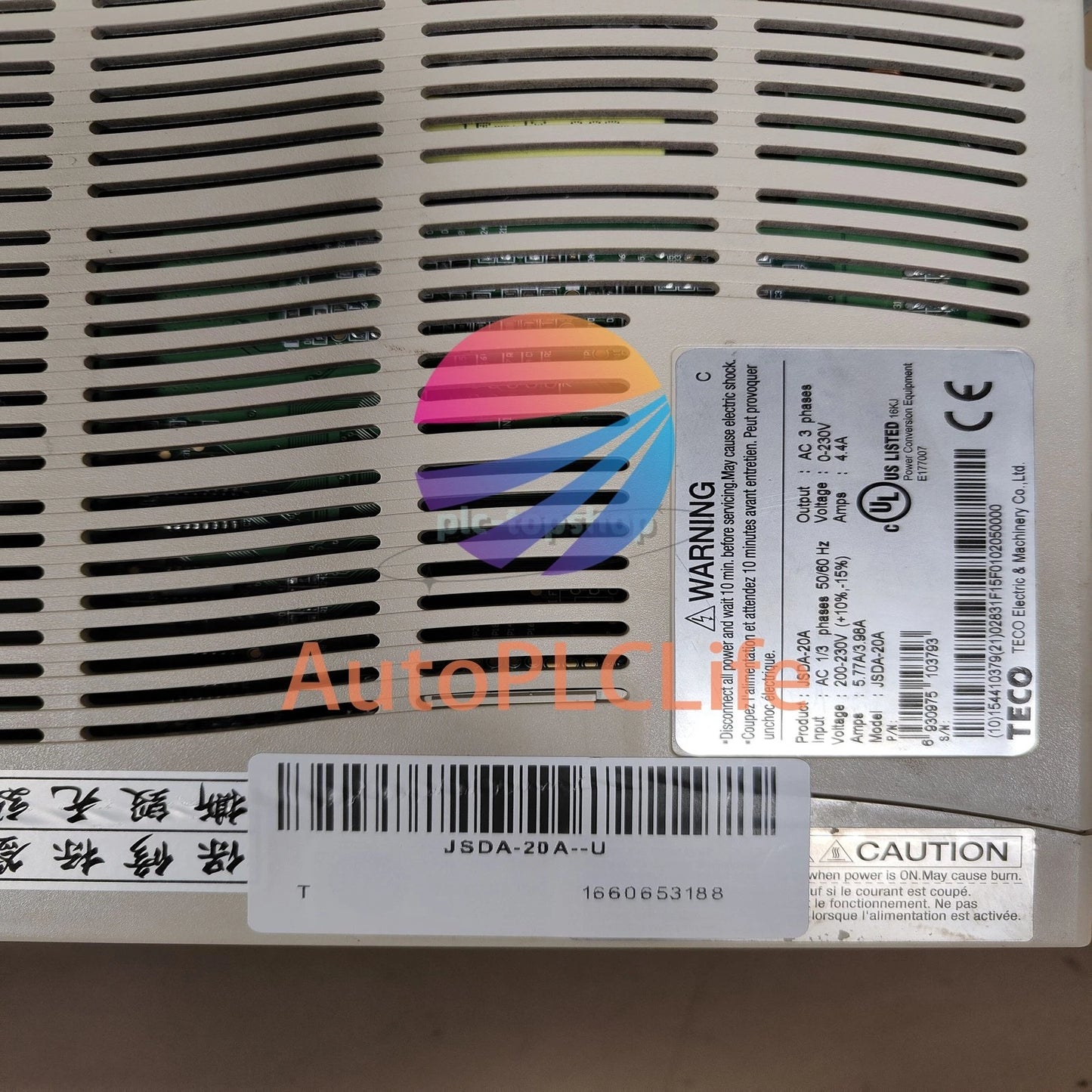 1PCS TECO JSDA-20A SERVO DRIVER Tested plc