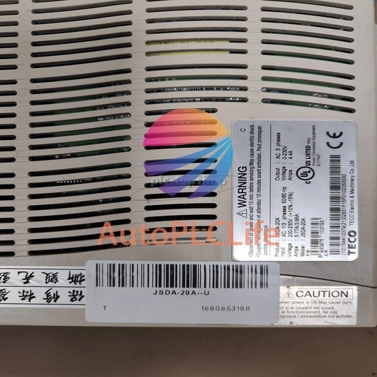 1PCS TECO JSDA-20A SERVO DRIVER Tested plc