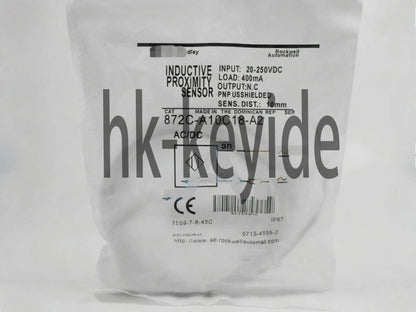1PC FOR 872C-A10C18-A2 Proximity Switch Sensor 20-250VDC 400mA 10mm