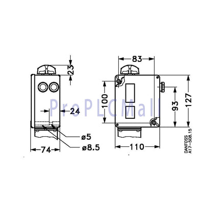 1PC~DANFOSS 017-520366 Pressure Switch ~