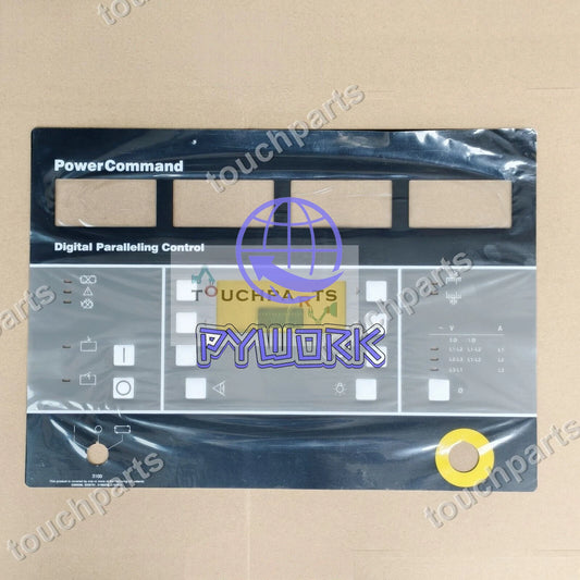 Operating Membrane Overlay for Cummins Control Panel PCC 3100 PowerCommand