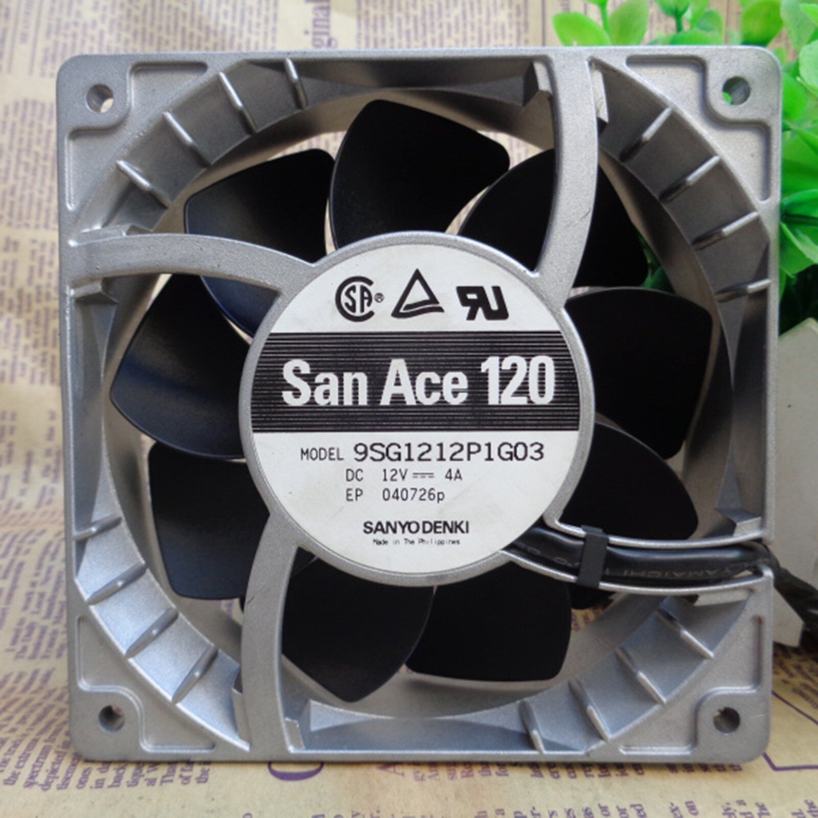 new 1PC  9SG1212P1G03 For SANYO Fan 12V 4A