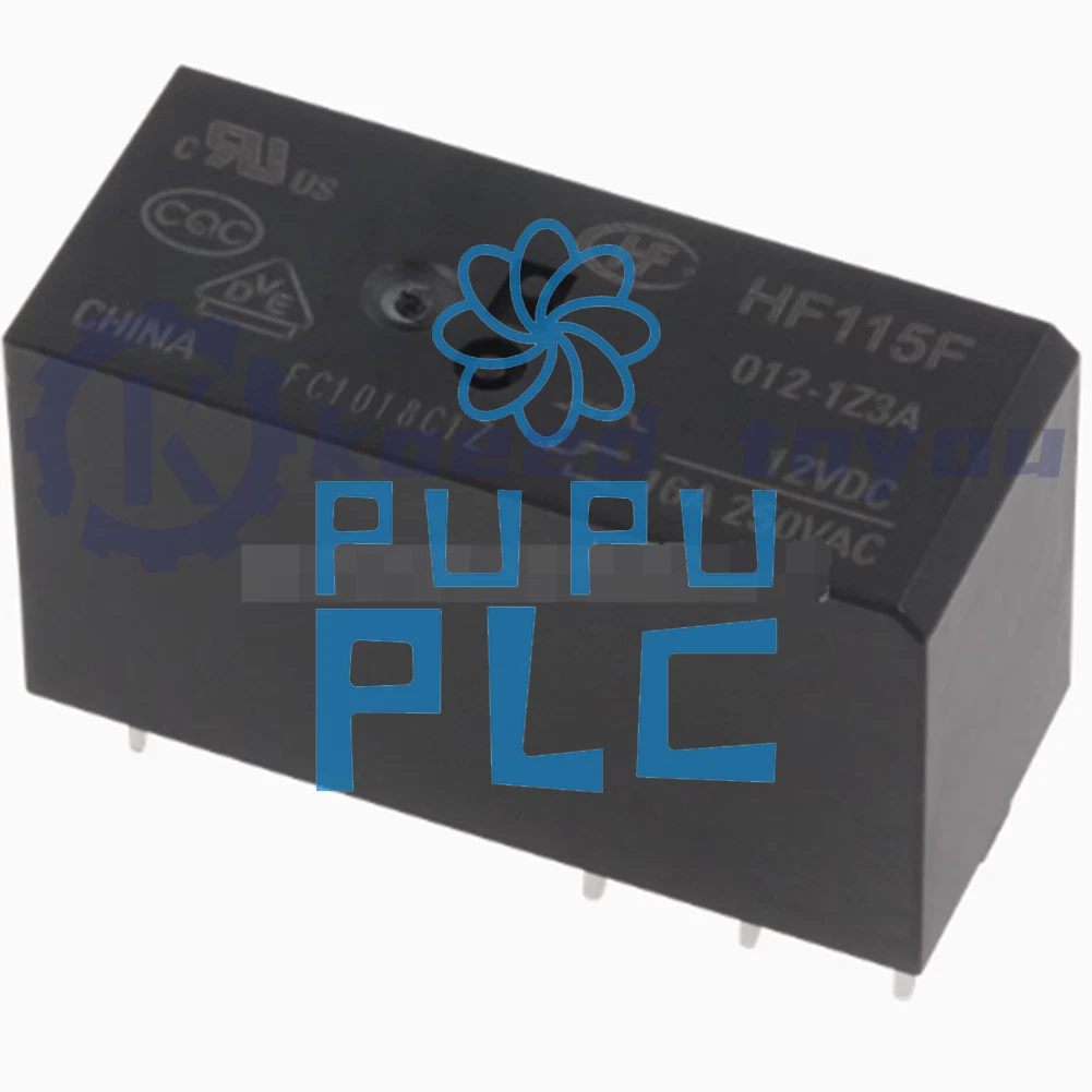 5Pcs HongFa HF115F-012-1Z3A Power Relay 12VDC 16A 250VDC 8 Pins