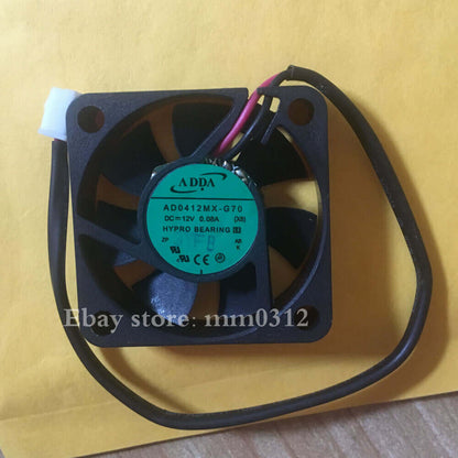 new 1pcs ADDA AD0412MX-G70 DC12V 0.08A 4010 Silent Cooling Fan 2pin