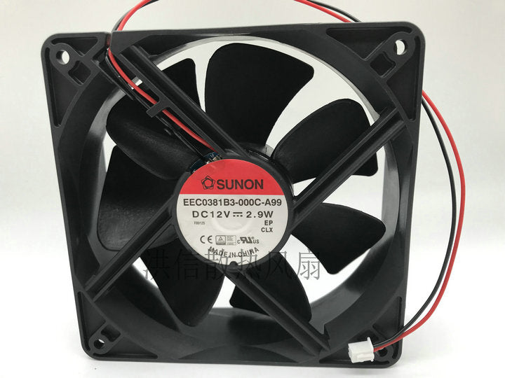 SUNON 12038 EEC0381B3-000C-A99 DC12V 2.9W 120*38MM cooling fan