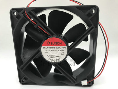 SUNON 12038 EEC0381B3-000C-A99 DC12V 2.9W 120*38MM cooling fan