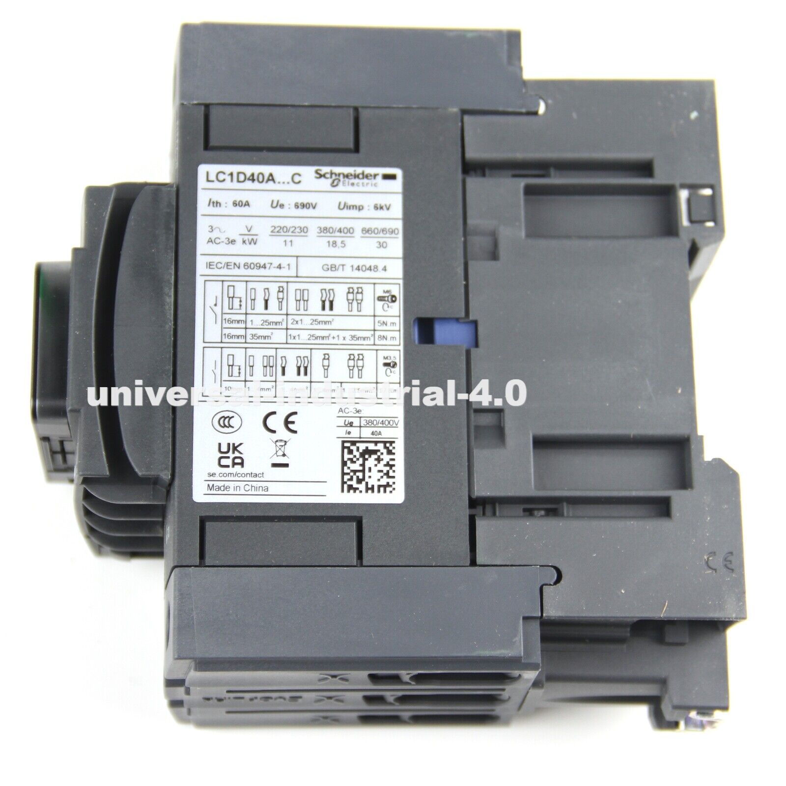 SCHNEIDER LC1D40AB7C 40A AC24V Contactors - SCHNEIDER