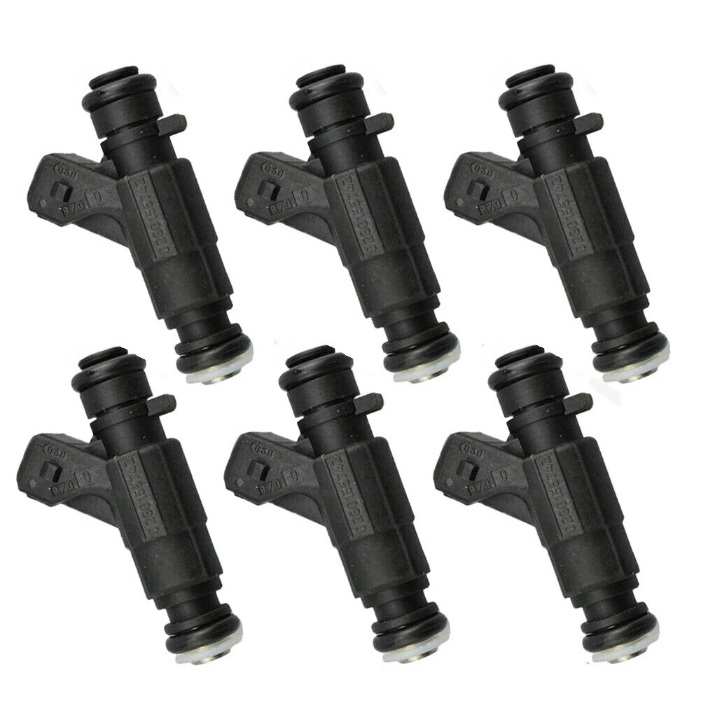 6Pcs Fuel Injector For Mercedes Benz ML320 CLK320 E320 C280 1998-2000