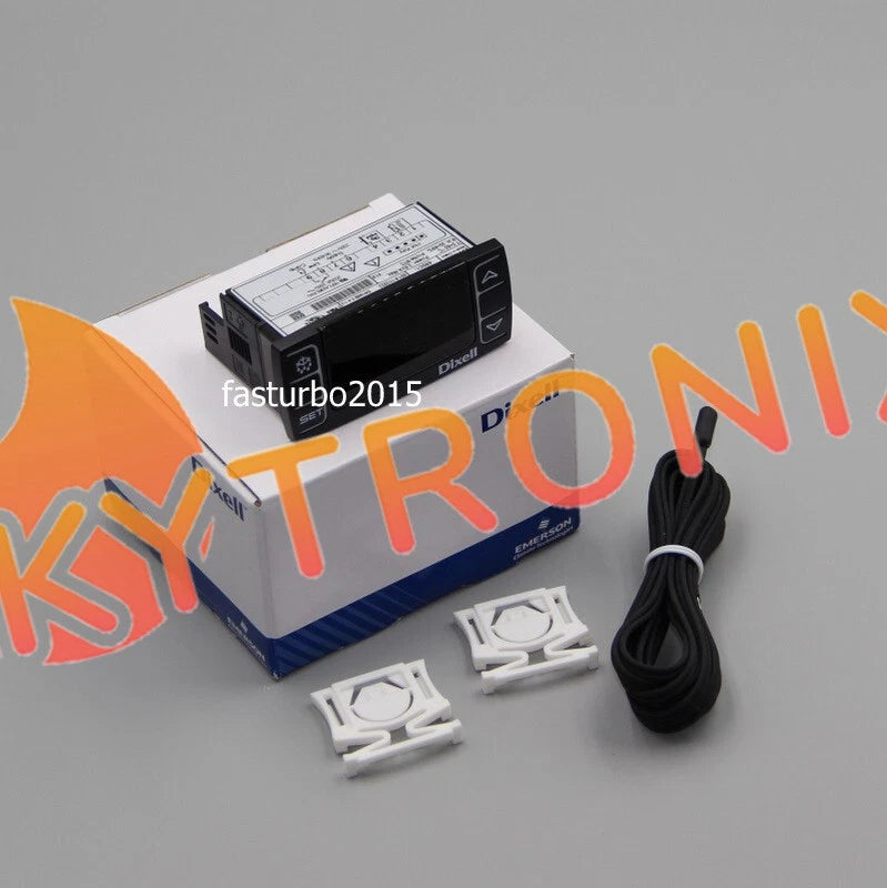 BLACK Dixell XR02CX-5R0C1 Temperature Thermostat Controller for Freezer W/ Probe