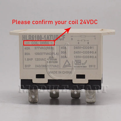 1PC HLR6100-1ATUBCF Compressor Relay 4 Pins 24VDC