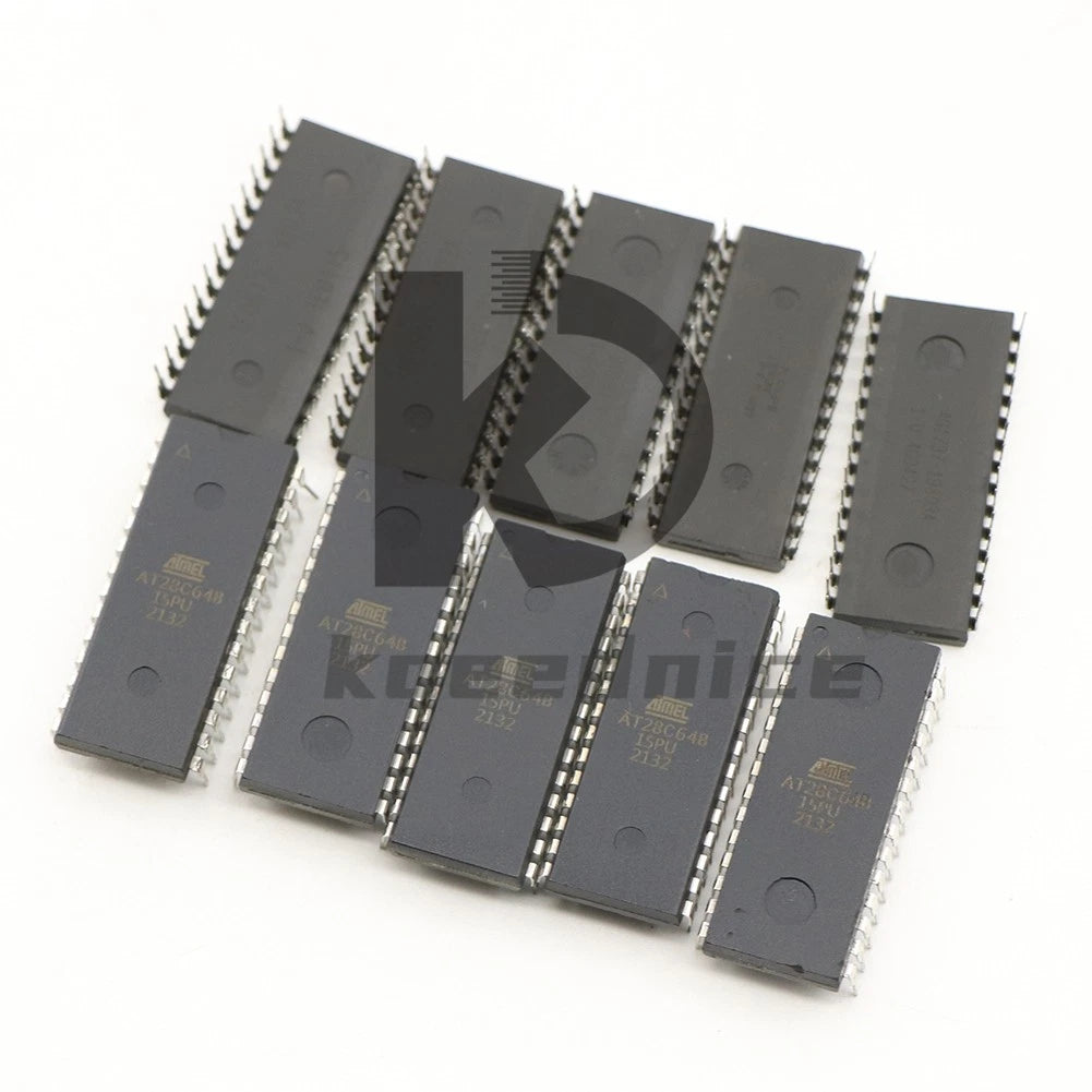 5PCS IC AT28C64 AT28C64B AT28C64B-15PU DIP-28 ATMEL chip
