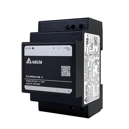 1PCS Delta 04028DA-24R-AUF 24V 2.5A DIN Rail Switching Power Supply