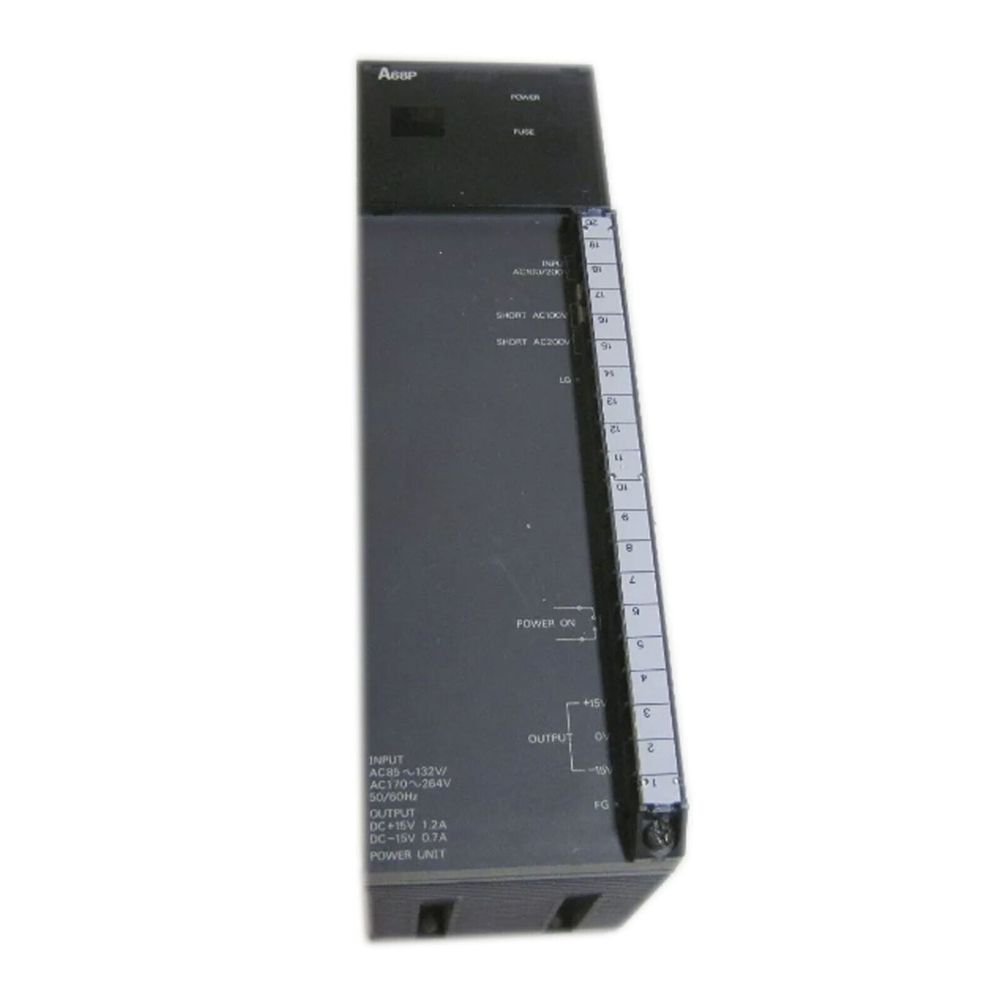 Mitsubishi Melsec A68P 1.2AMP 200-240VAC Power Supply Module - MITSUBISHI