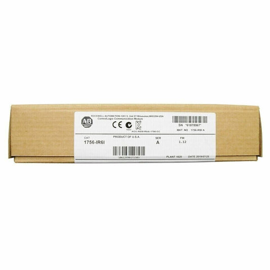 New Sealed Allen Bradley 1756-IR6I ControlLogix 6 Pt Isolated RTD In Module - KOEED