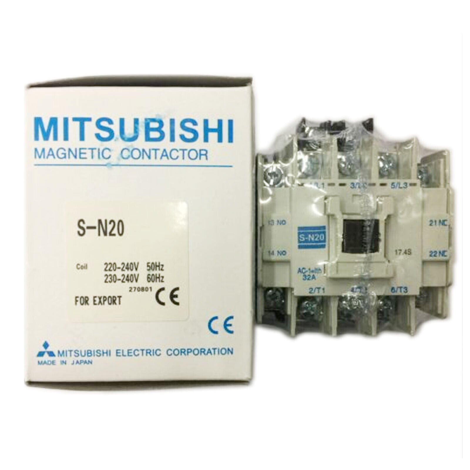MITSUBISHI S-N20 AC110V AC Contactor - MITSUBISHI