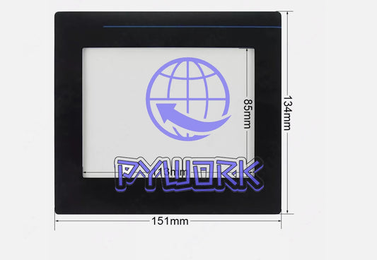 1x 2711-T6C1L1 Front Case for 2711-T6C10L1 Cover with Touch Screen+ Overlay~