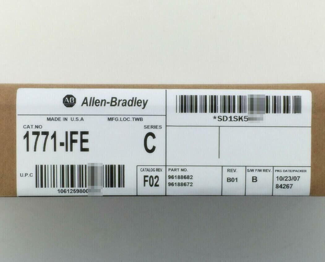 AB 1771-IFE Factory Sealed PLC-5 Analog Input Module - IFE