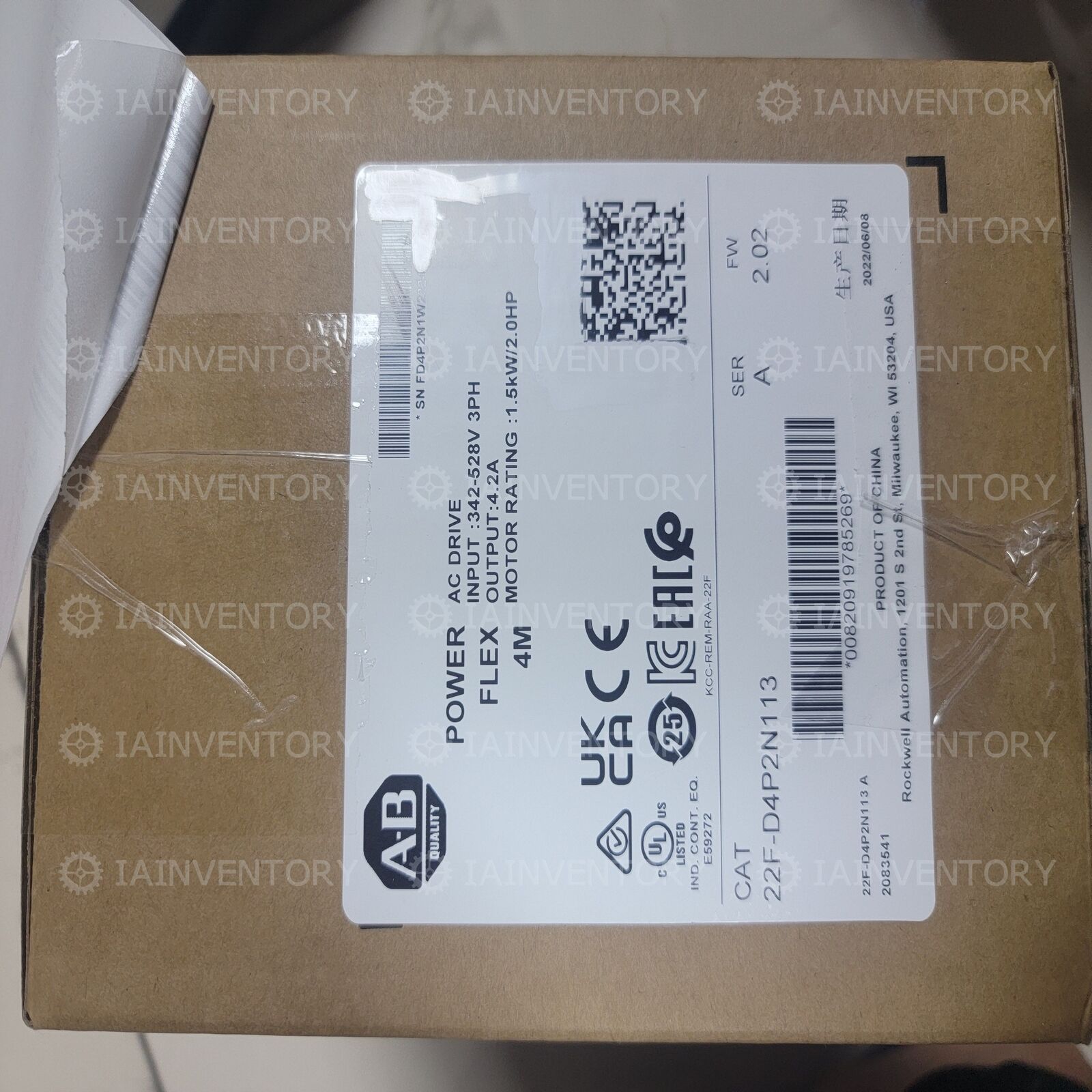 NEW ALLEN BRADLEY 22F-D4P2N113 AC DRIVE 22F-D4P2N113 | ALLEN BRADLEY 22F-D4P2N113 AC DRIVE | ALLEN BRADLEY 22F-D4P2N113 | ALLEN BRADLEY AC DRIVE 22F-D4P2N113 - ALLEN BRADLEY