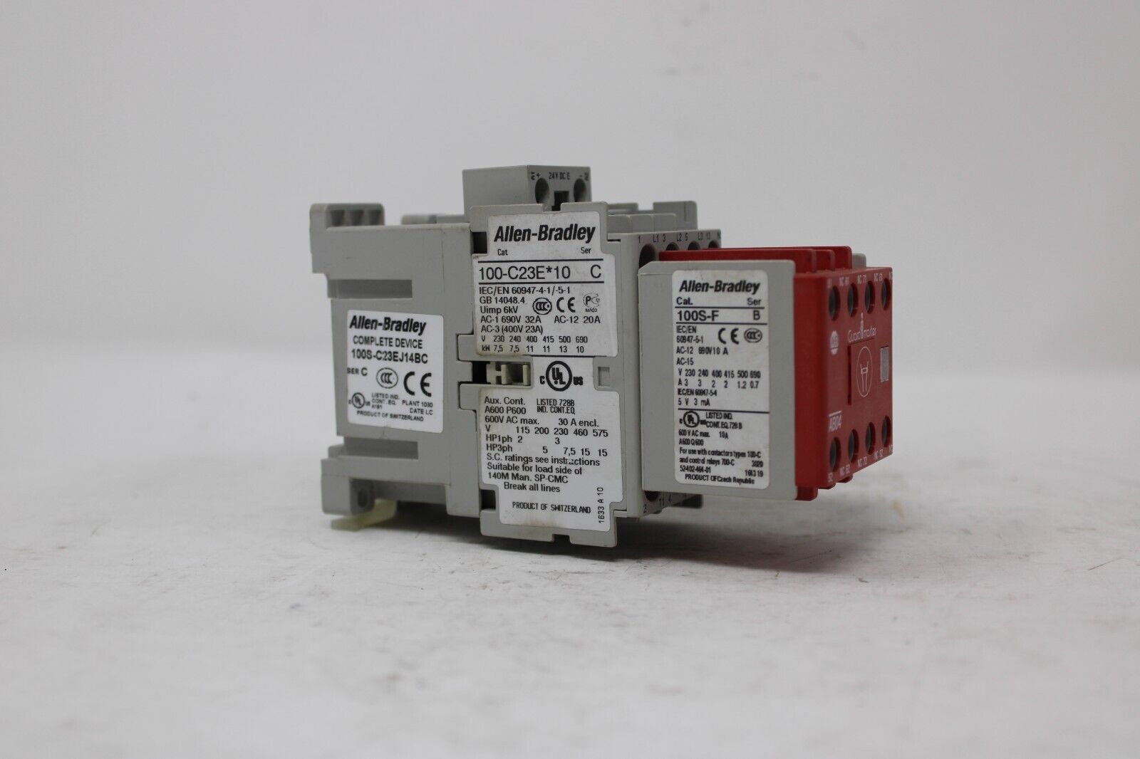 used Allen Bradley 100S-C23EJ14BC Safety Contactor