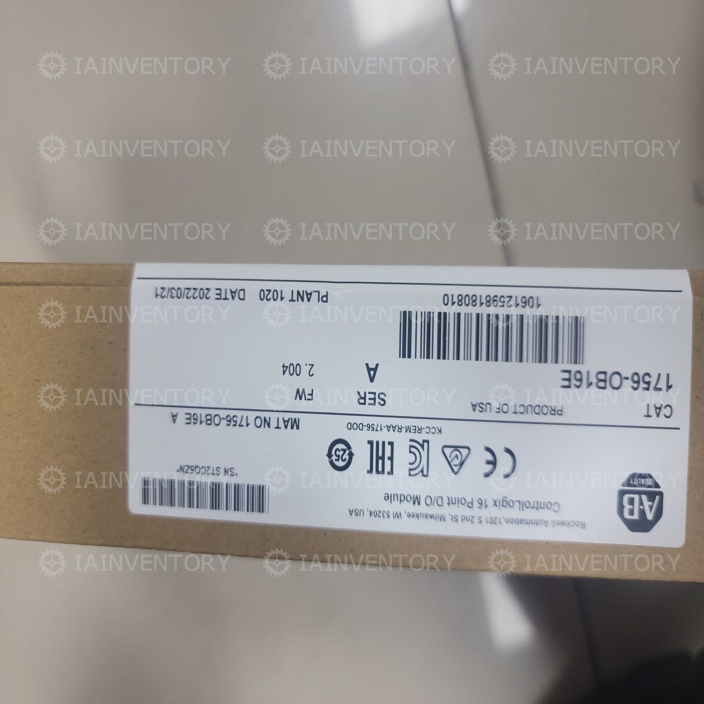 1PC Allen Bradley 1756-OB16E 16 Point Output Module - ALLEN BRADLEY