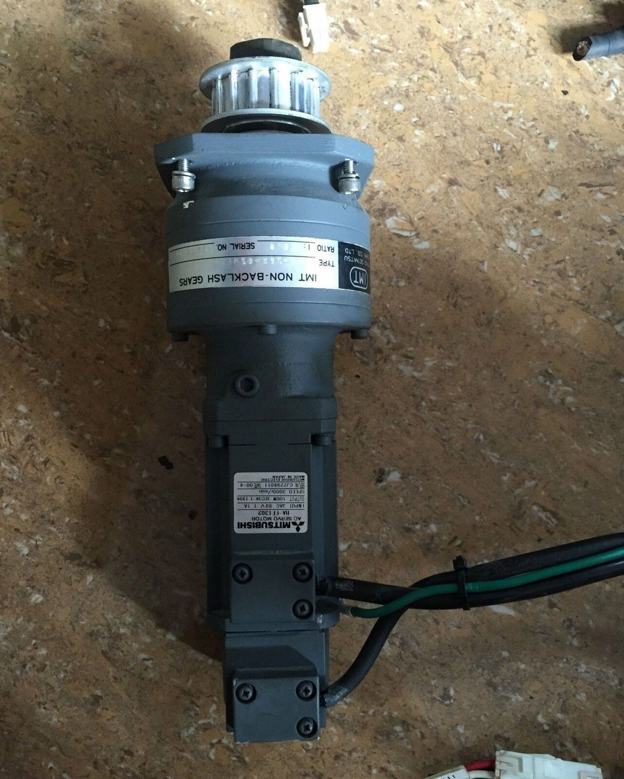 Mitsubishi servo motor HA-FF13G2 – Condition: Tested – Used - MITSUBISHI