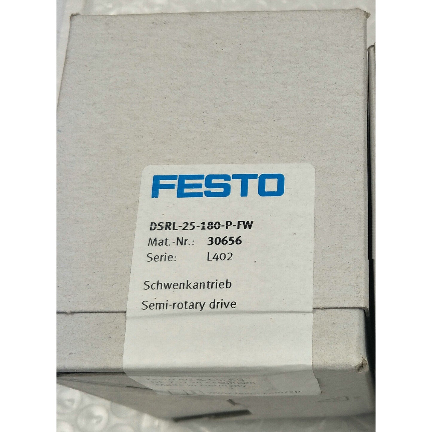 new ONE FESTO Pendulum cylinder DSRL-25-180-P-FW 30656 - FESTO