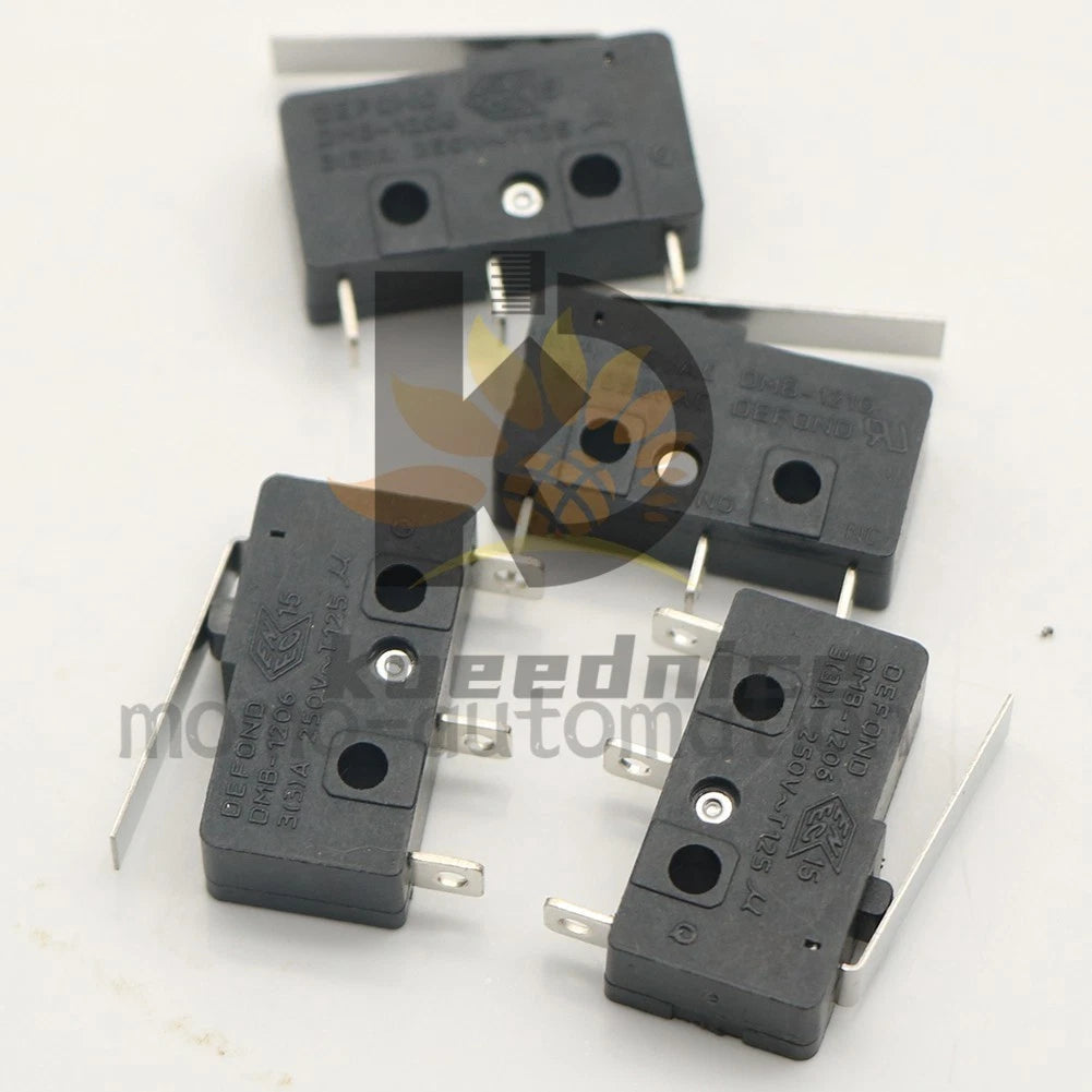 2pc DEFOND DMB-1206 DMB 1206 Micro Switch 3 Pins with Press Lever