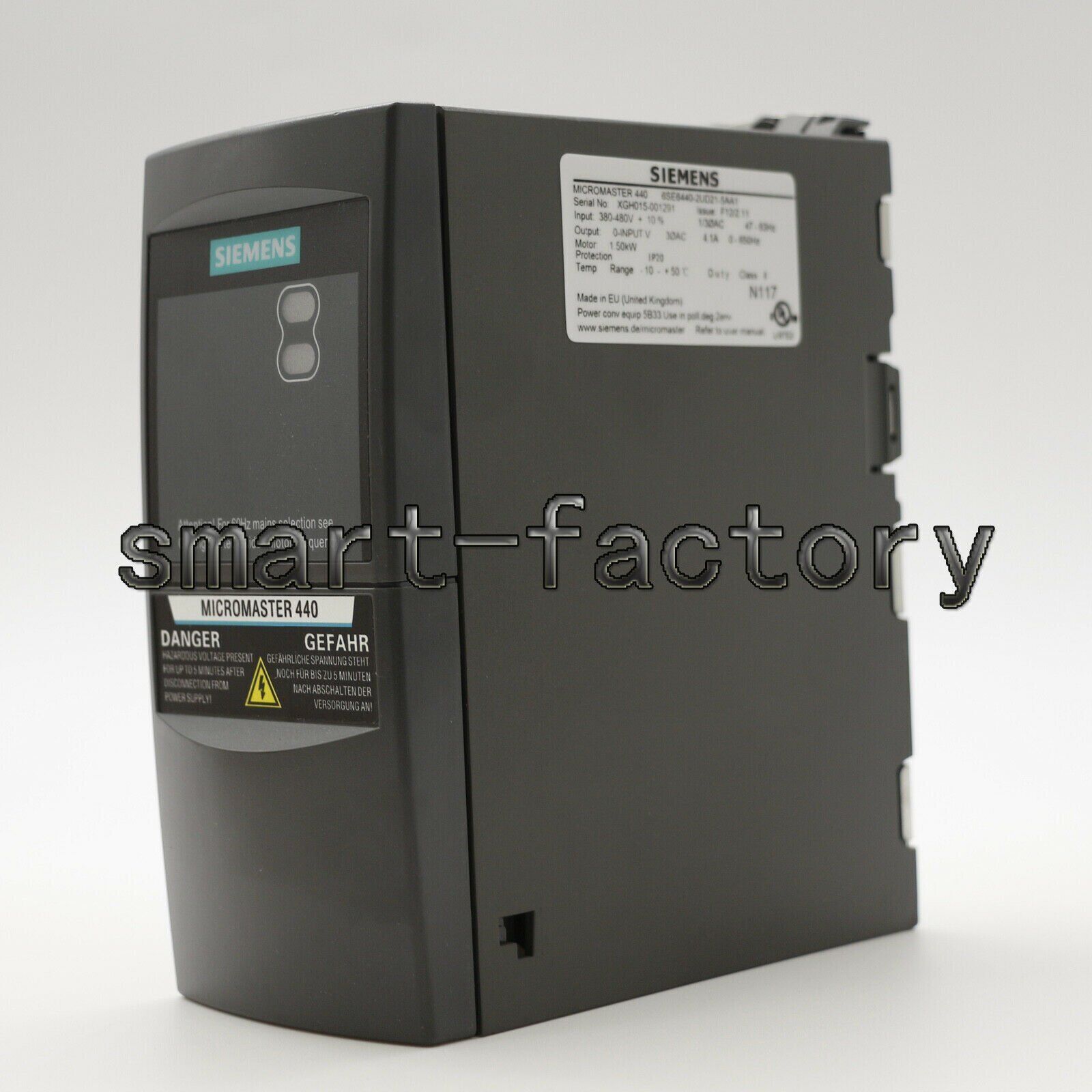 used  Siemens Inverter 6SE6440-2UD21-5AA1 380V1.5KW Tested OK