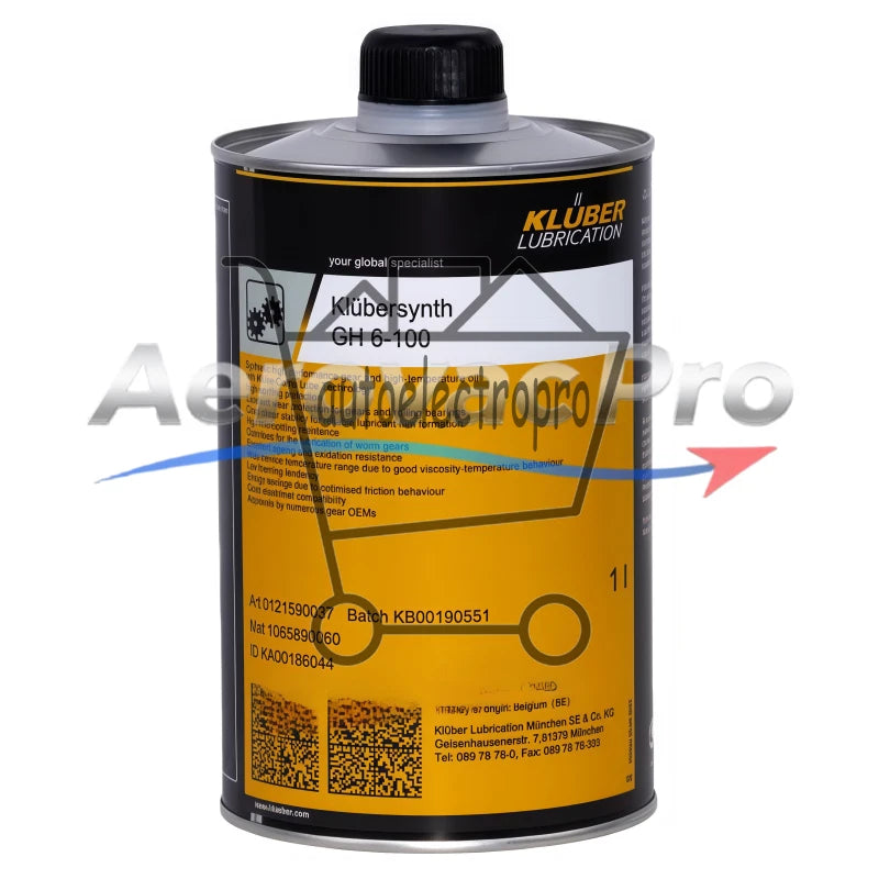 1Pcs KLUBER Lubrication Klubersynth GH 6-100 1L ( 1000ml) SAFE RELIABLE