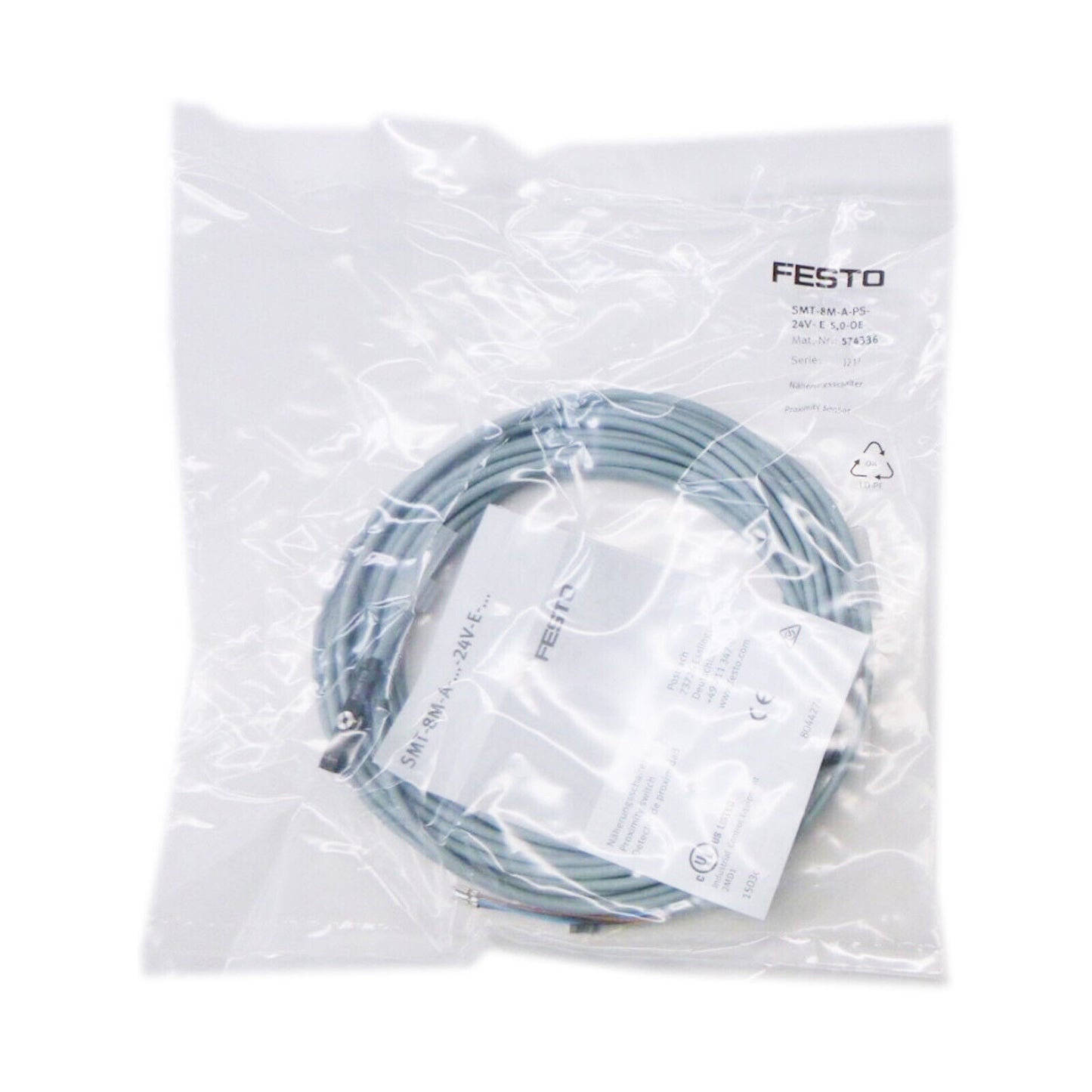 FESTO Magnetic Switch SMT-8M-A-PS-24V-E-5,0-OE 574336 - FESTO