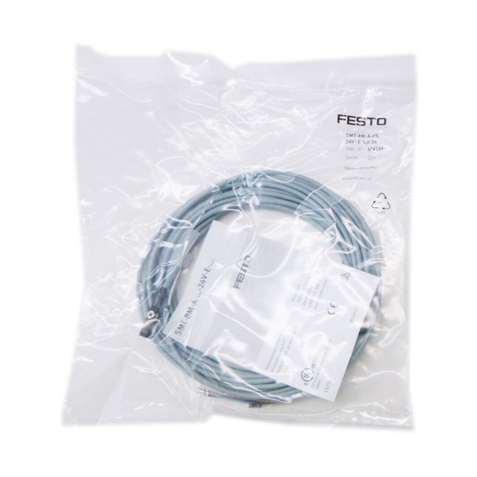 FESTO Magnetic Switch SMT-8M-A-PS-24V-E-5,0-OE 574336 - FESTO