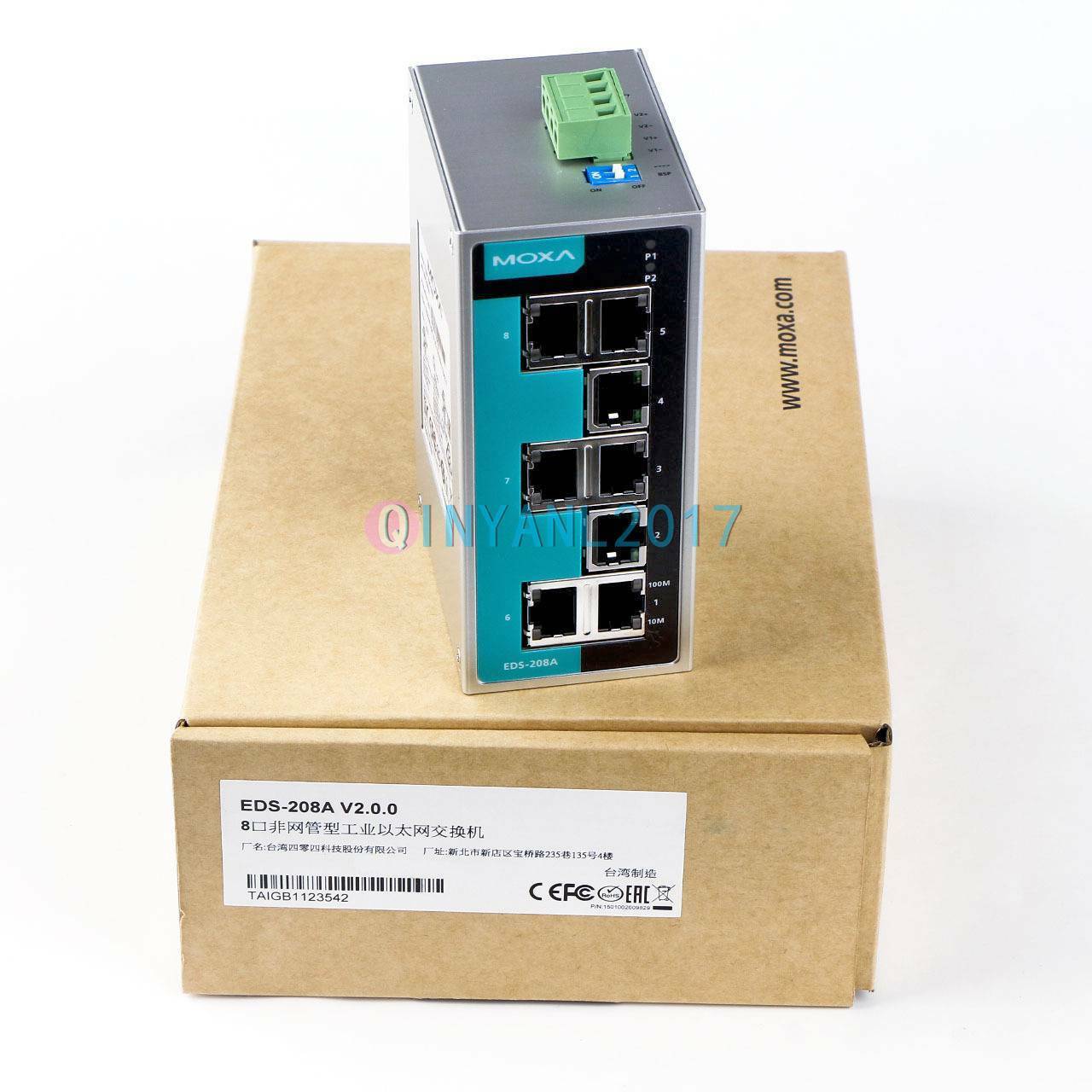 new ONE  MOXA EDS-208A 8-port Ethernet Switch