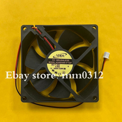 new ADDA AD0924XB-A71GP 9025 DC24V 0.30A 2-Wire Inverter Cooling Fan