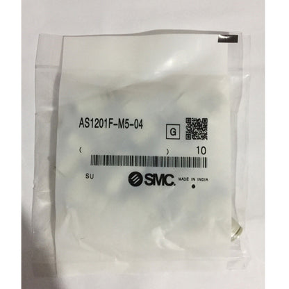 1bag/10pc SMC AS1201F-M5-04 Speed control throttle valve spot stock - SMC