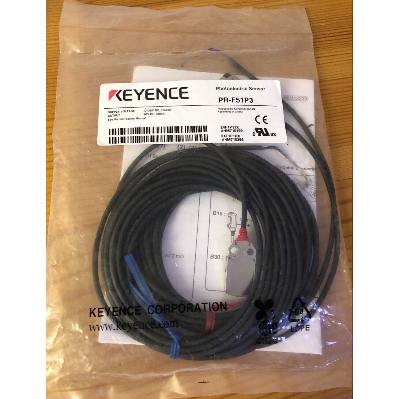 New ONE KEYENCE Photoelectric Sensor PR-F51P3 - KEYENCE