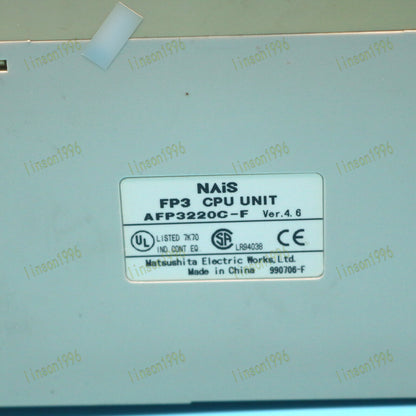 Used NAIS CPU Unit for Panasonic AFP3220C-F FP3 - PANASONIC