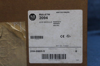 Allen-Bradley 2094-BM05-S Sealed Box - ALLEN-BRADLEY