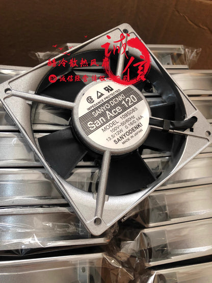 SAOYO SAN ACE120 109S085 100V 13.5/12W 0.16/0.14A 12CM Plug-in Cooling Fan