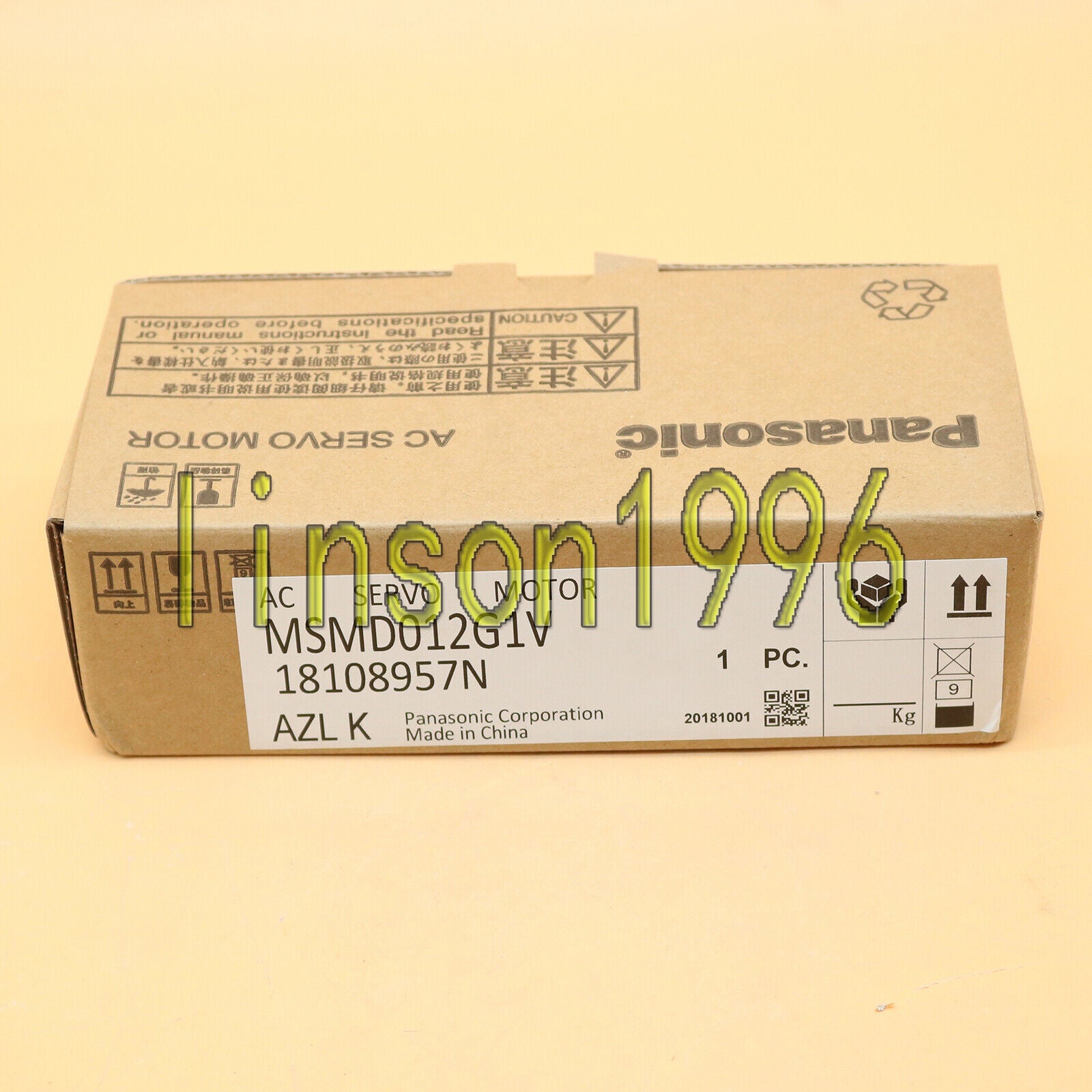 Panasonic AC Servo Motor MSMD012G1V - PANASONIC