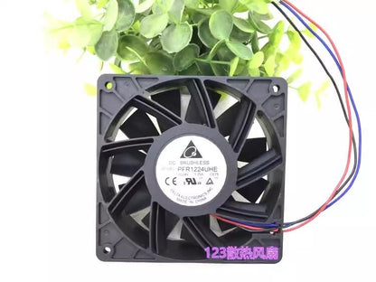 Delta PFR1224UHE 12038 24V 1.75A 12CM 3-Wire Inverter Cooling Fan