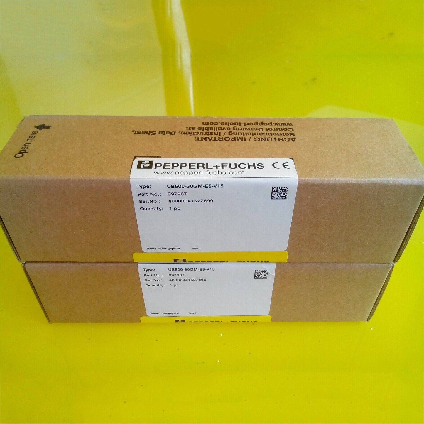 Ultrasonic Sensor UB500-30GM-E5-V15 - PEPPERL+FUCHS