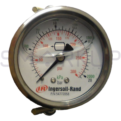 new In Box INGERSOLL RAND IR 54772058 Pressure Gauge