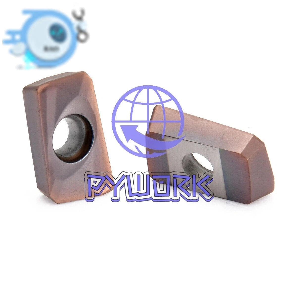 10Pcs For 400R APMT1604PDER-H2 Carbide Inserts APKT1604 25R0.8 Indexable inserts