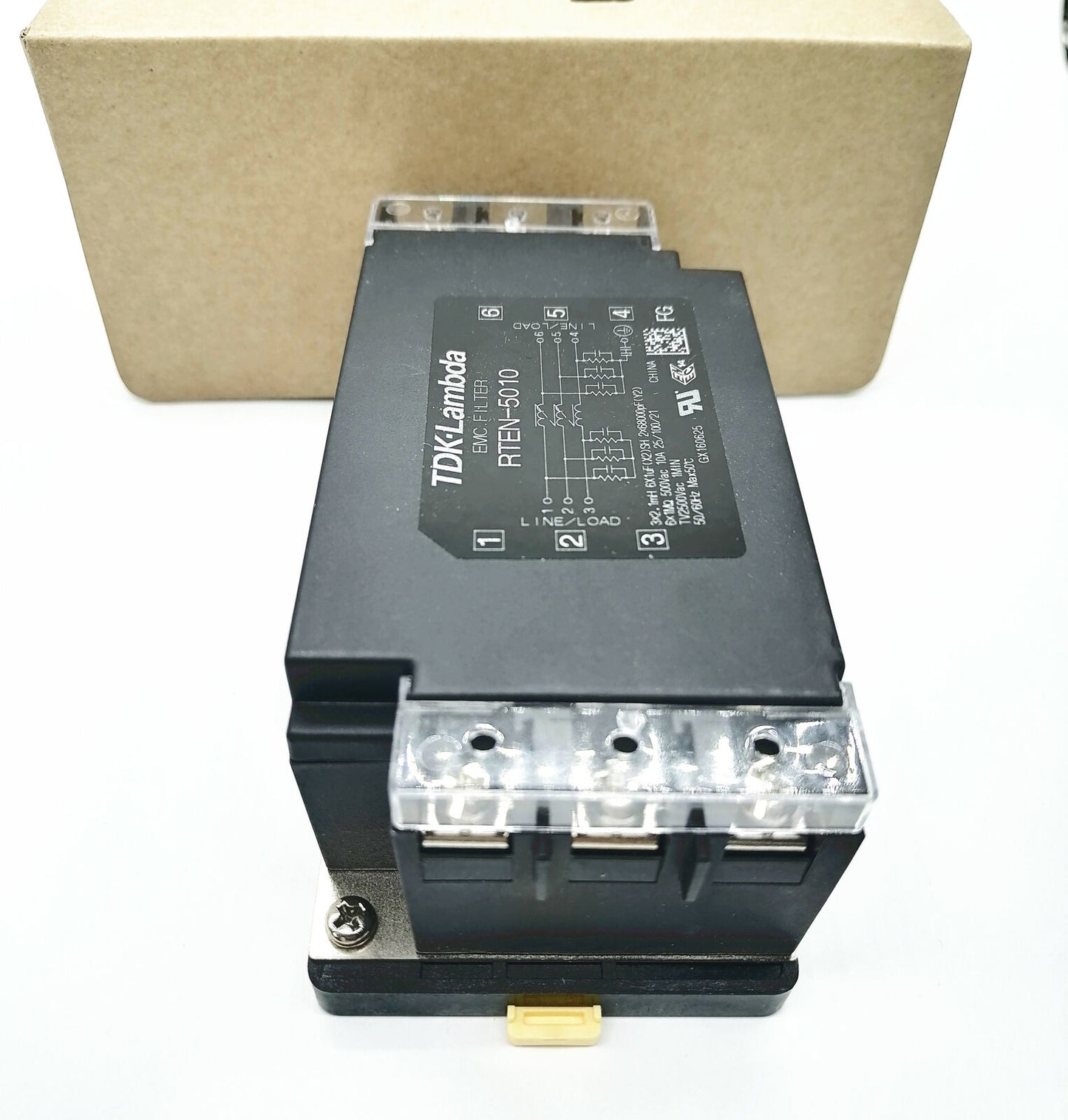 new TDK-Lambda RTEN-5010 RTEN-5010D 3-phase Power Line Filter EMC Filter 10A 500VAC - TDK-LAMBDA