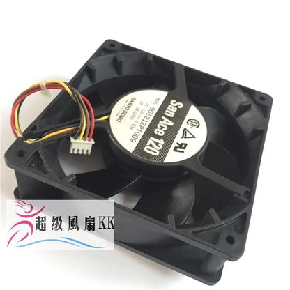 Sanyo 9G1212P1G09 12038 12V 0.83A 12CM 4-Pin High Airflow Dual Ball Cooling Fan